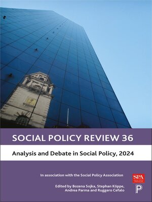 Social Policy Review 36 - ebook